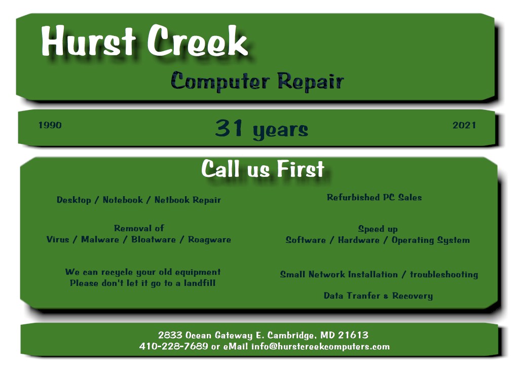 Hurst Creek Computers